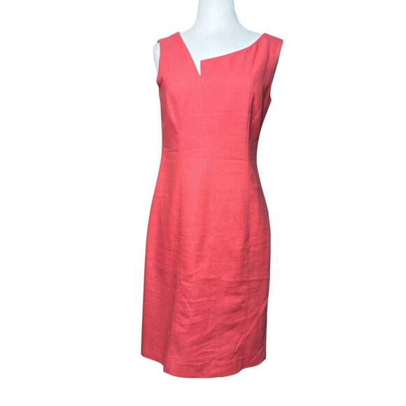 Joeffer Caoc Denim Sheath Dress Solid Pink Size 4 - Picture 1 of 8